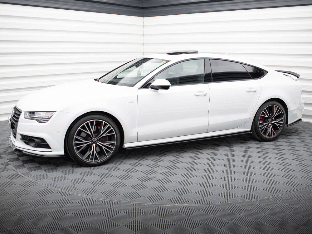 Maxton Design Side Skirts Diffusers Audi S7 / A7 S-Line C7 FL
