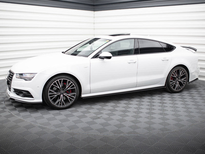 Maxton Design Side Skirts Diffusers Audi S7 / A7 S-Line C7 FL