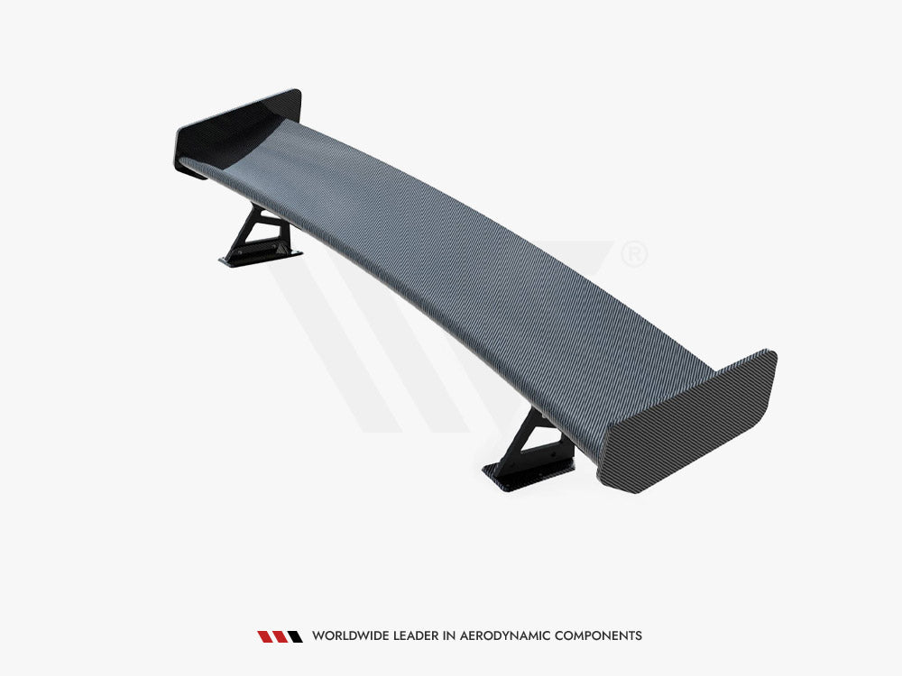 Maxton Design Carbon Spoiler With External Brackets Uprights + LED BMW 3 / M3 Coupe E92
