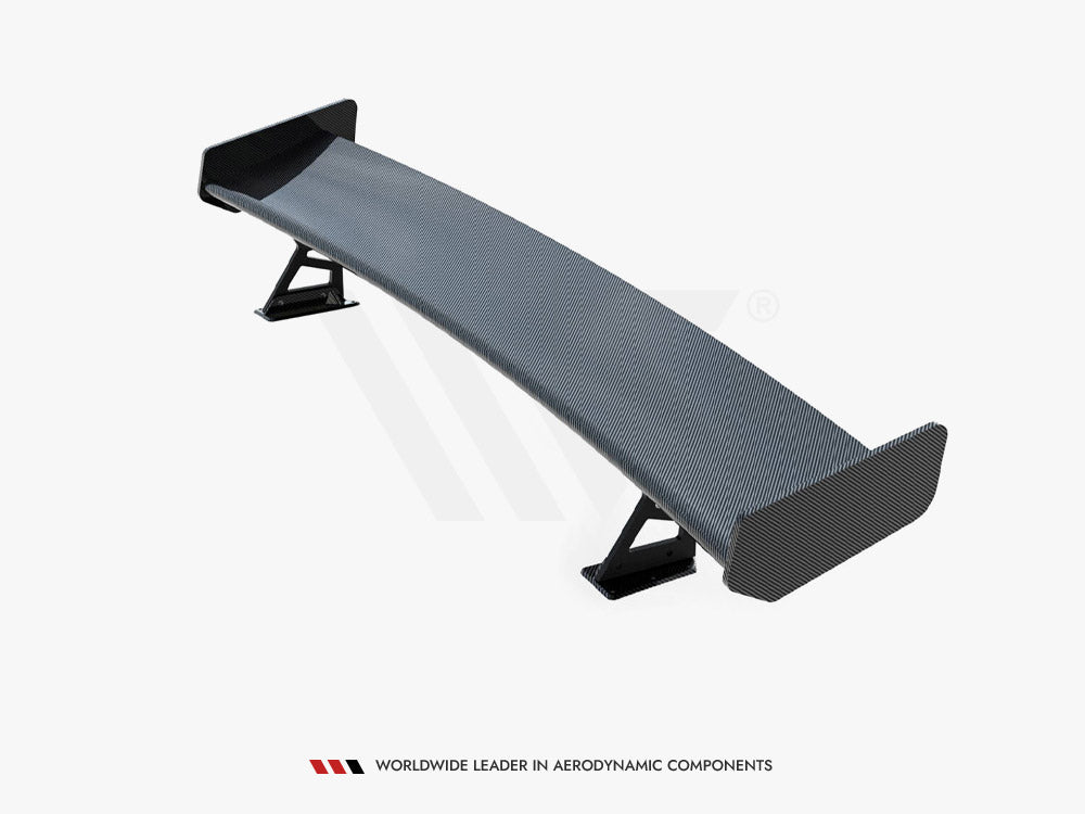 Maxton Design Carbon Spoiler With External Brackets Uprights + LED BMW 3 / M3 Coupe E92