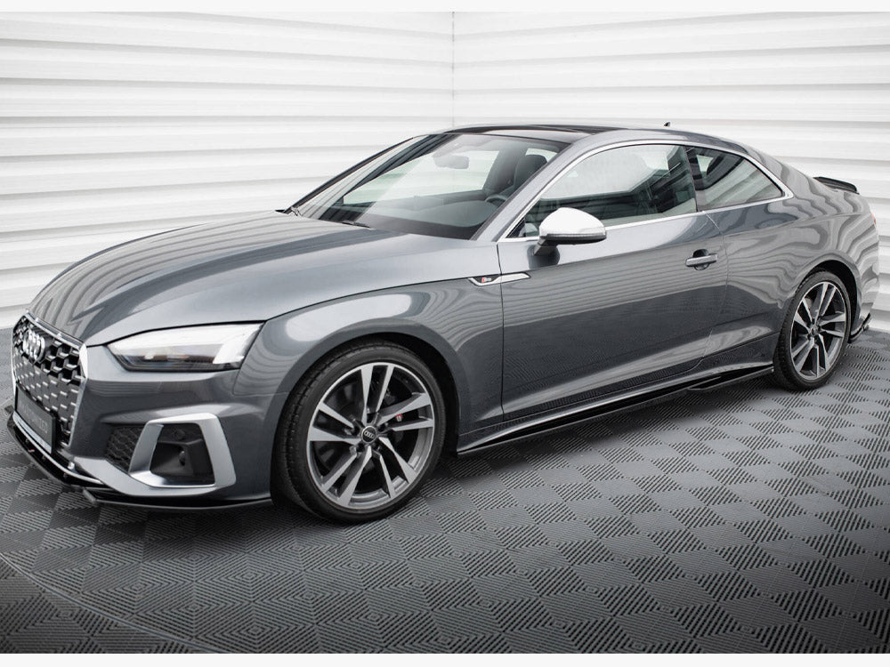 Maxton Design Side Skirts Diffusers Audi S5 Coupe / A5 S-Line Coupe F5 Facelift