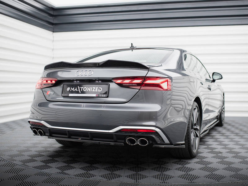 Maxton Design Spoiler CAP 3D Audi S5 Coupe / A5 S-Line Coupe F5 Facelift