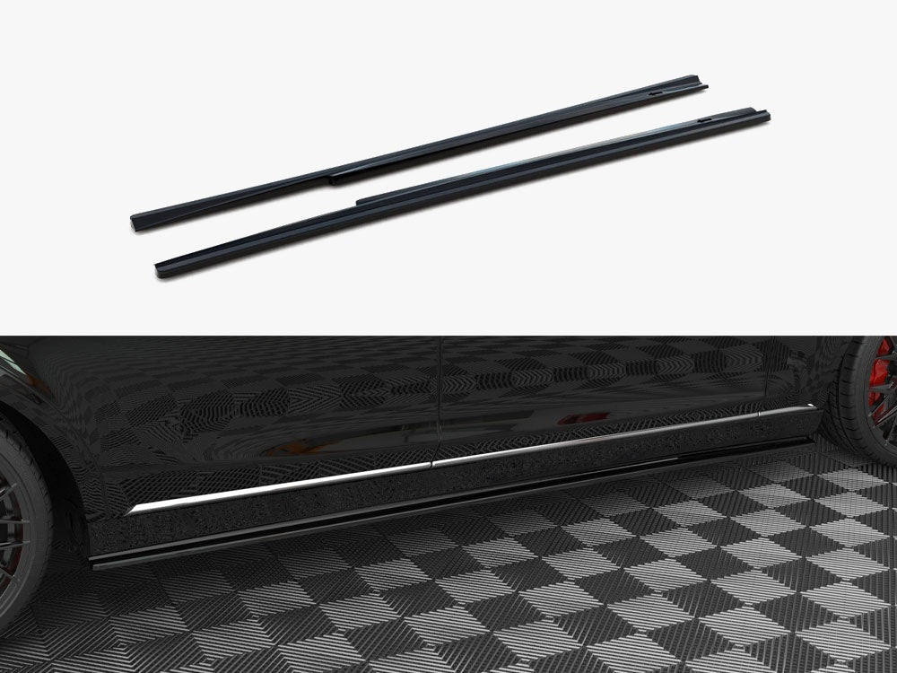 Maxton Design Side Skirts Diffusers Mercedes-Benz S Long W222