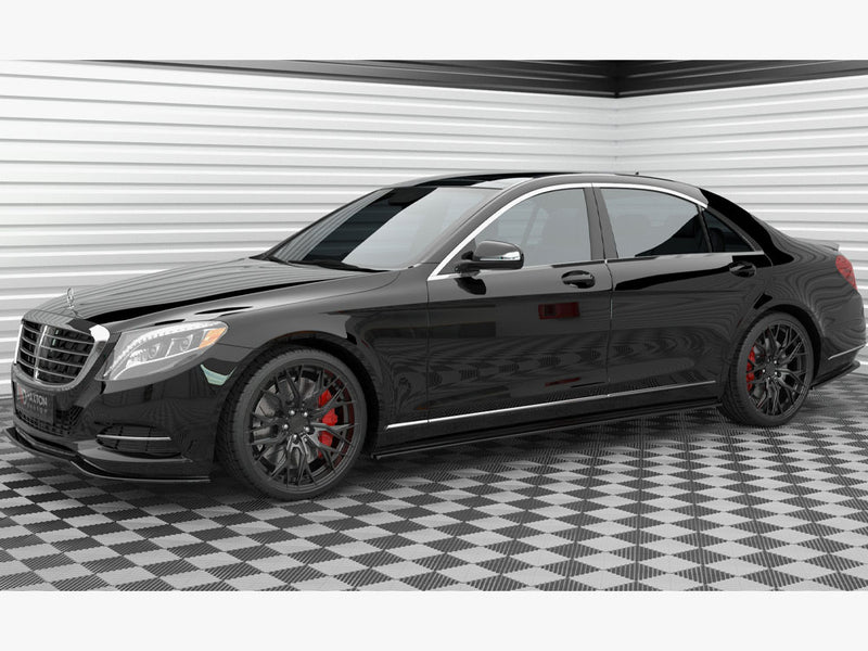 Maxton Design Side Skirts Diffusers Mercedes-Benz S Long W222