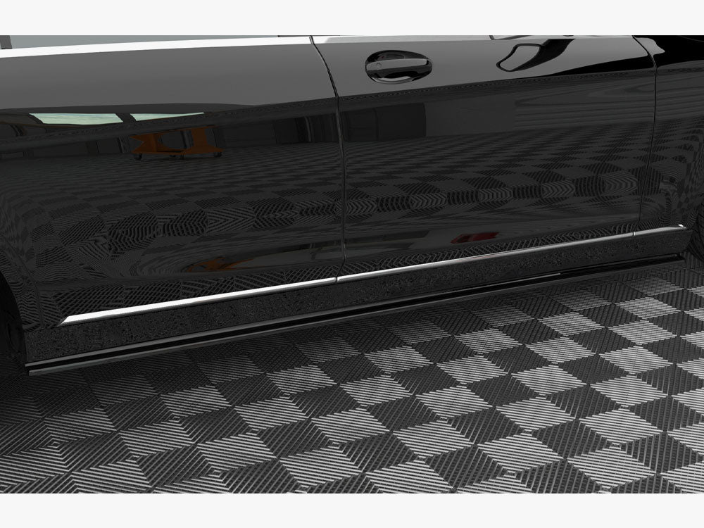Maxton Design Side Skirts Diffusers Mercedes-Benz S Long W222