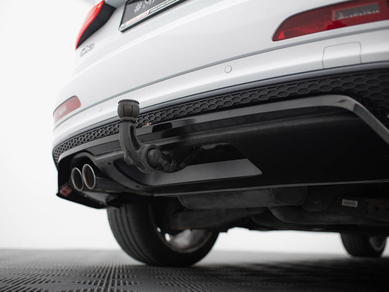 Maxton Design Rear Splitter (Vertical Bars) Audi Q3 S-Line 8U