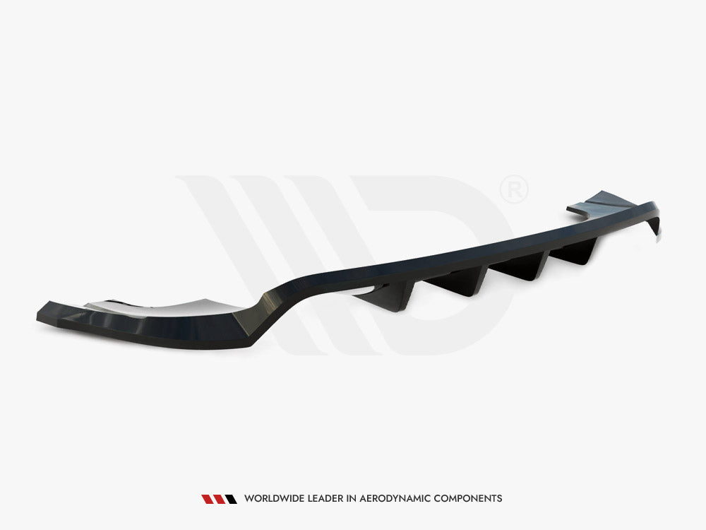 Maxton Design Rear Splitter (Vertical Bars) Audi Q3 S-Line 8U