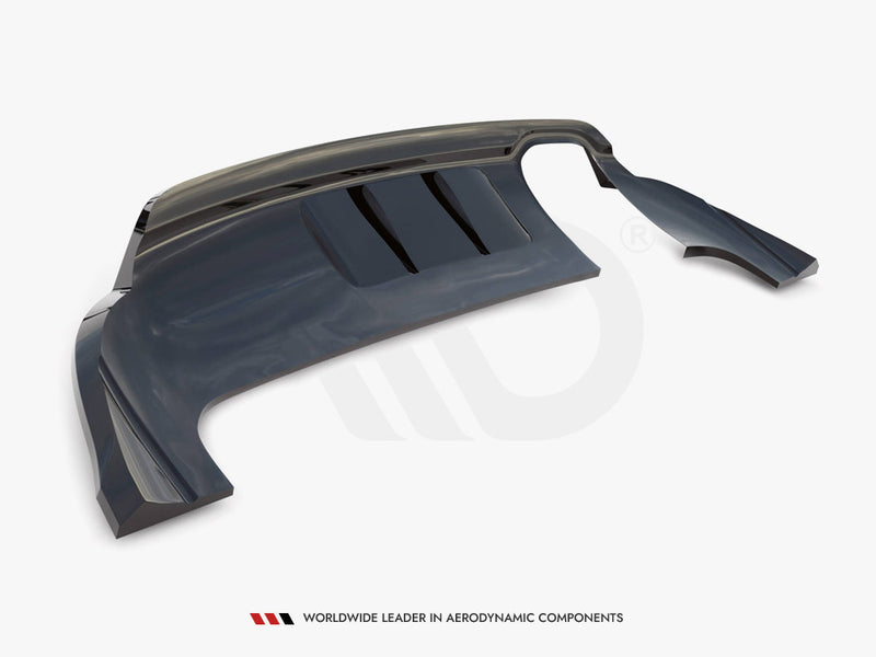Maxton Design Rear Splitter (Vertical Bars) Audi Q3 S-Line 8U