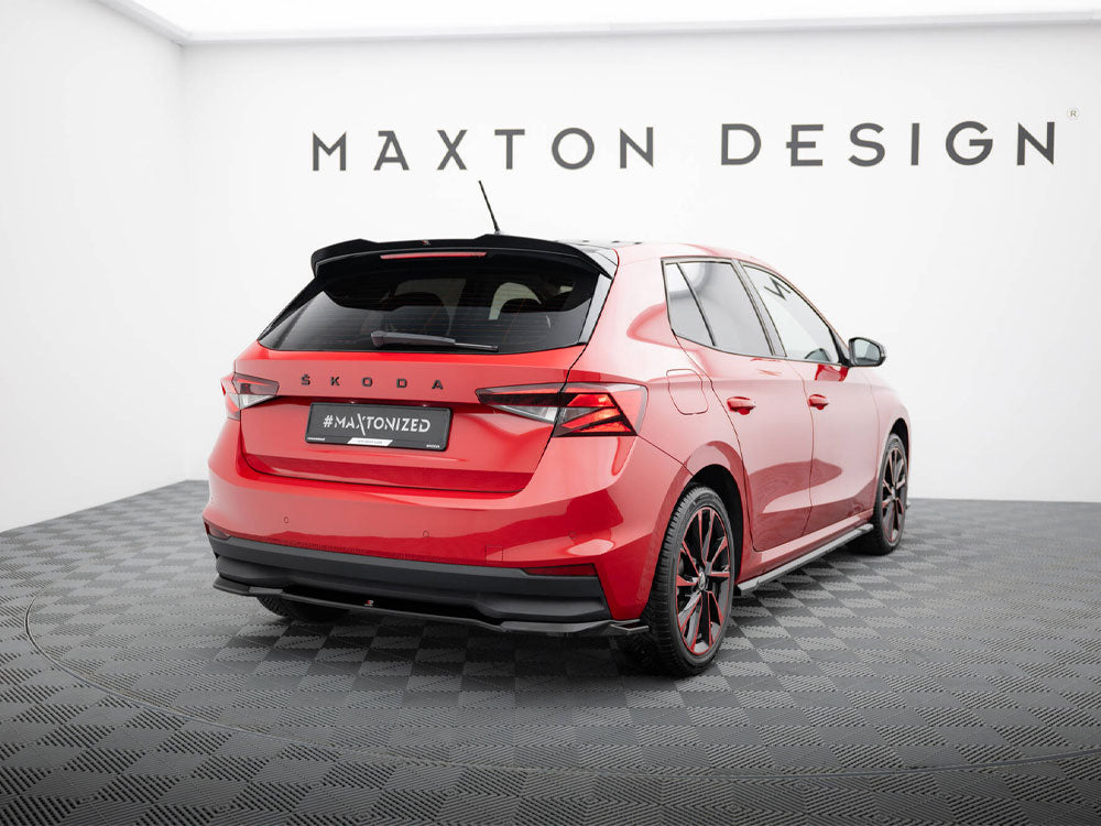 Maxton Design Rear Splitter Skoda Fabia Mk4