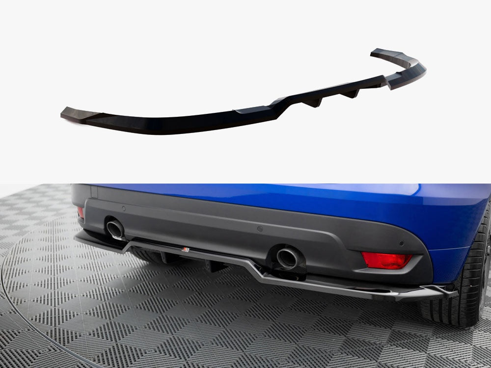 Maxton Design Central Rear Splitter (Vertical Bars) Jaguar F-Pace R-Sport Mk1