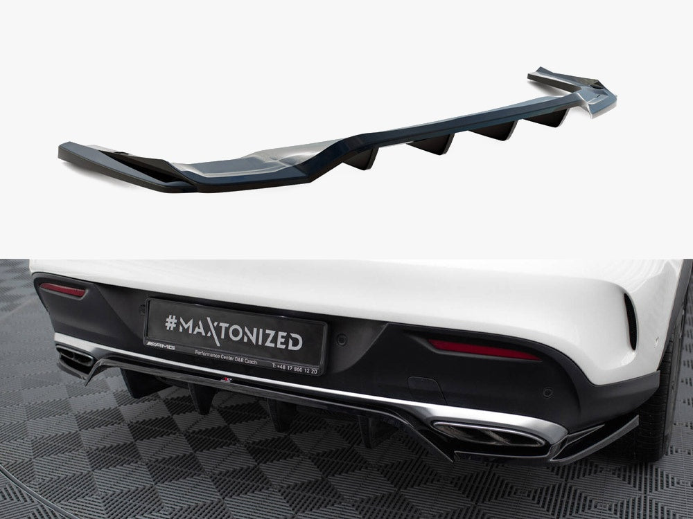 Maxton Design Rear Splitter (Vertical Bars) Mercedes-AMG GLE 43 Coupe C292
