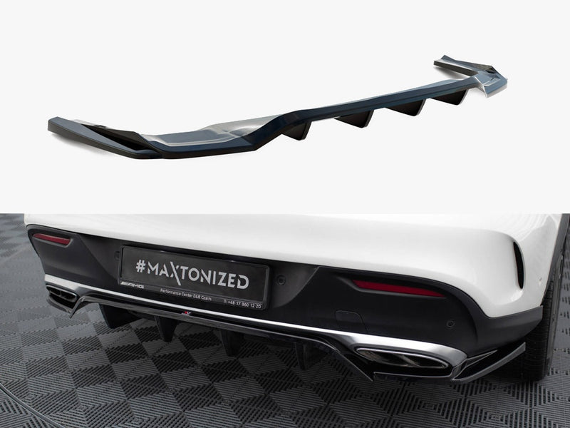 Maxton Design Rear Splitter (Vertical Bars) Mercedes-AMG GLE 43 Coupe C292