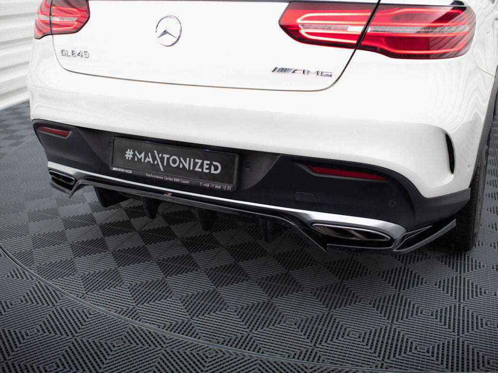 Maxton Design Rear Splitter (Vertical Bars) Mercedes-AMG GLE 43 Coupe C292