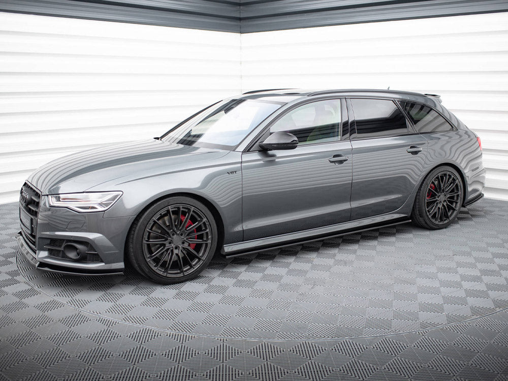 Maxton Design Side Skirts Diffusers Audi A6 / A6 C7 S-Line / S6 C7 Facelift