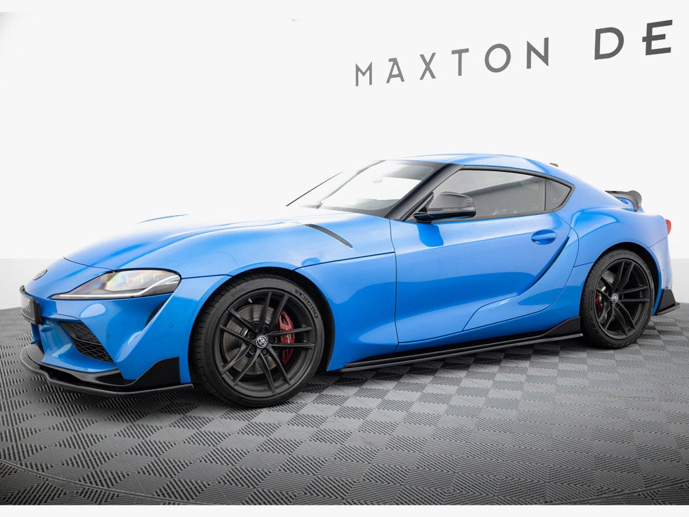 Maxton Design Side Skirts Diffusers V.2 Toyota Supra Mk5 - Carbon Look