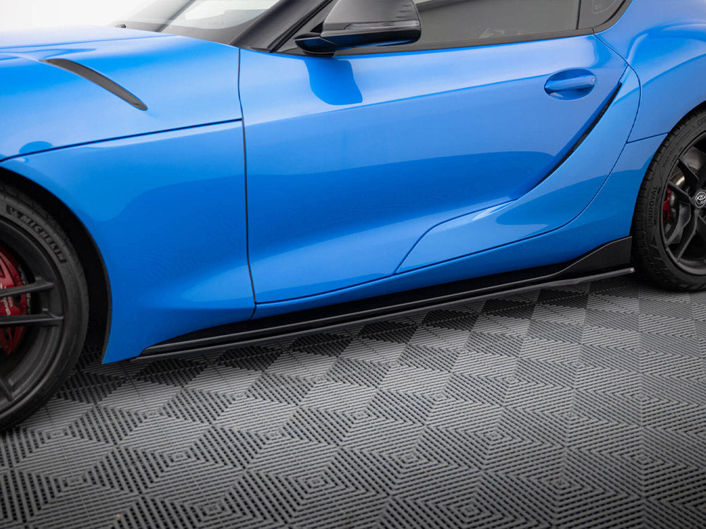 Maxton Design Side Skirts Diffusers V.2 Toyota Supra Mk5 - Carbon Look