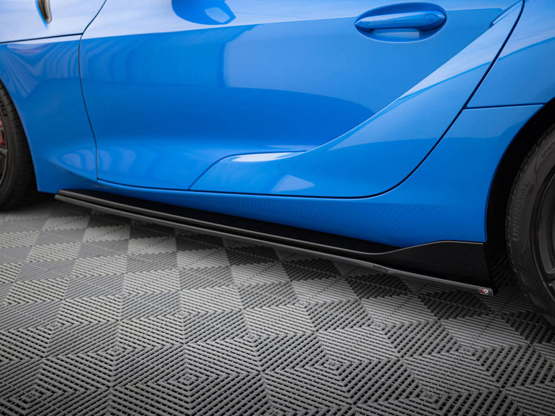 Maxton Design Side Skirts Diffusers V.2 Toyota Supra Mk5 - Carbon Look
