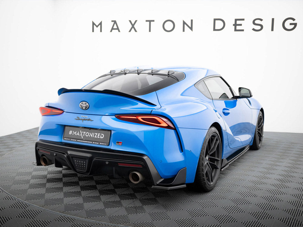 Maxton Design Rear Window Extension Toyota Supra Mk5 - Textured