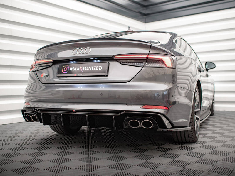 Maxton Design Rear Side Splitters Audi S5 Coupe / Sportback F5