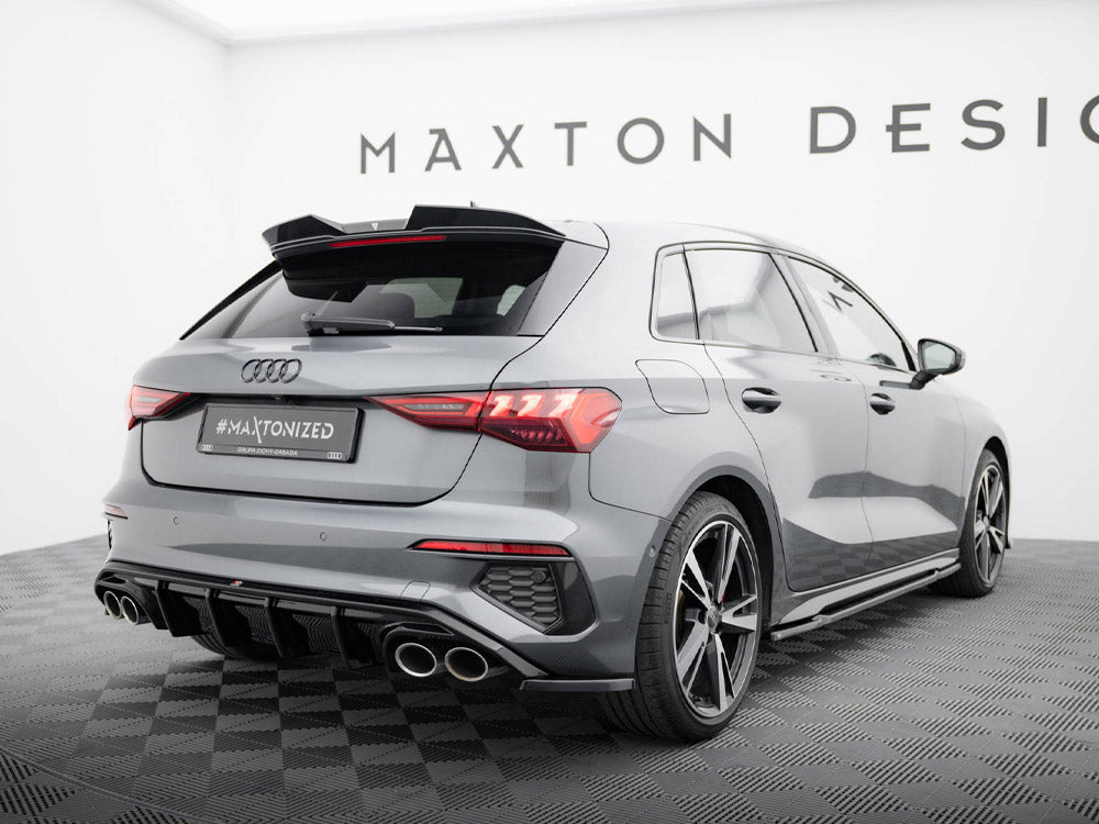 Maxton Design Carbon Fiber Tailgate Spoiler Audi RS3 / S3 / A3 S-Line Sportback 8Y