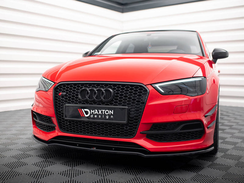 Maxton Design Front Bumper Wings (Canards) Audi S3 / A3 S-Line 8V Sedan / Cabrio