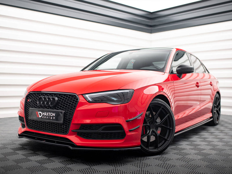 Maxton Design Front Bumper Wings (Canards) Audi S3 / A3 S-Line 8V Sedan / Cabrio