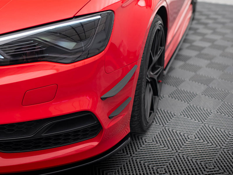 Maxton Design Front Bumper Wings (Canards) Audi S3 / A3 S-Line 8V Sedan / Cabrio
