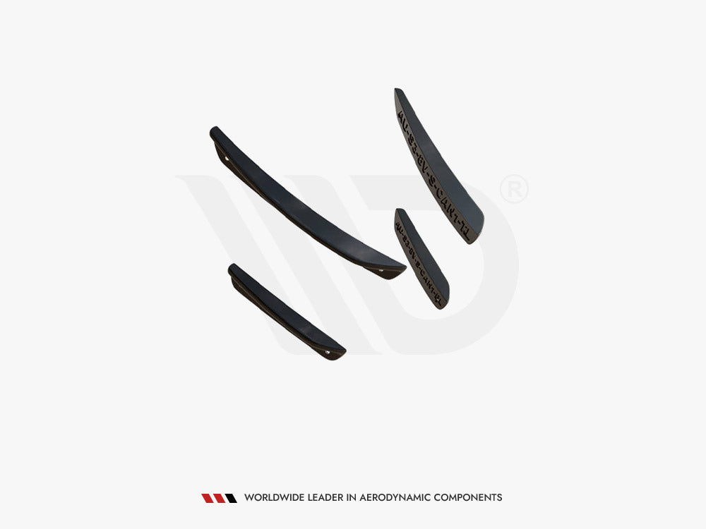 Maxton Design Front Bumper Wings (Canards) Audi S3 / A3 S-Line 8V Sedan / Cabrio