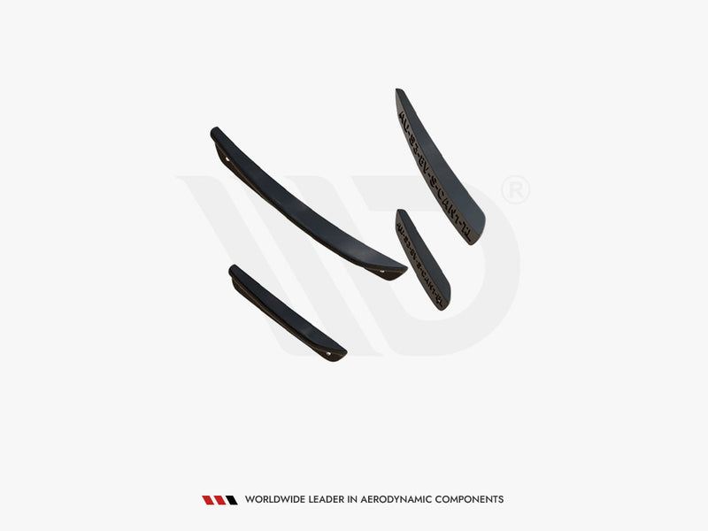 Maxton Design Front Bumper Wings (Canards) Audi S3 / A3 S-Line 8V Sedan / Cabrio