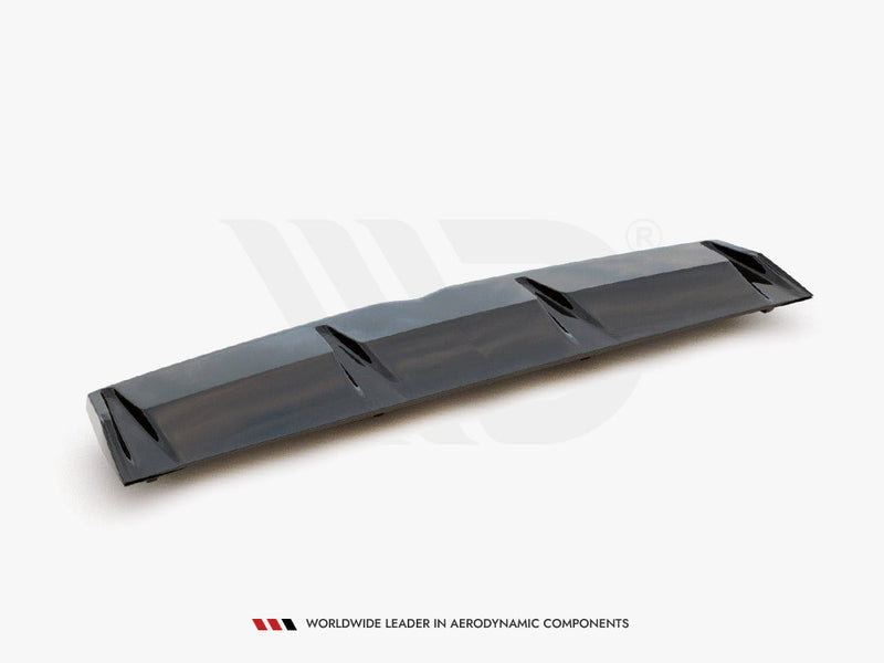 Maxton Design Central Rear Splitter (Vertical Bars) Hyundai I30 Mk3 N Fastback