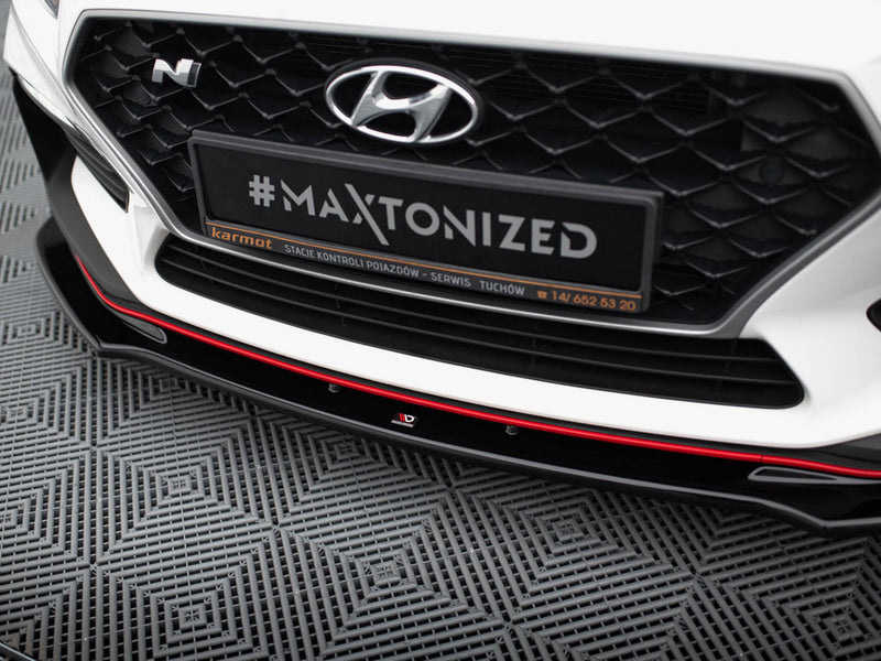 Maxton Design Front Splitter V.3 Hyundai I30 N Mk3 Hatchback / Fastback