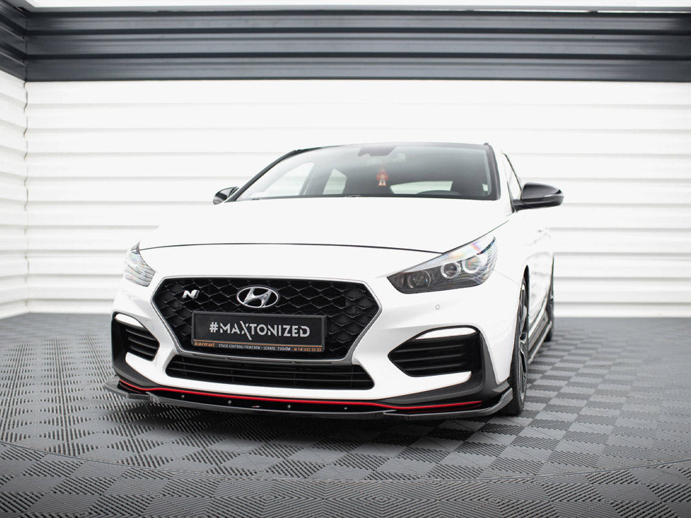 Maxton Design Front Splitter V.4 Hyundai I30 N Mk3 Hatchback / Fastback