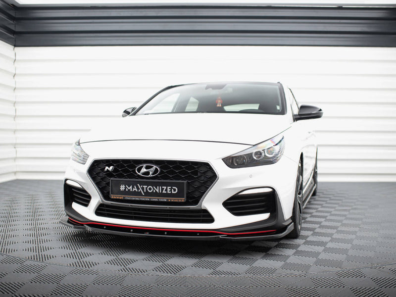 Maxton Design Front Splitter V.4 Hyundai I30 N Mk3 Hatchback / Fastback