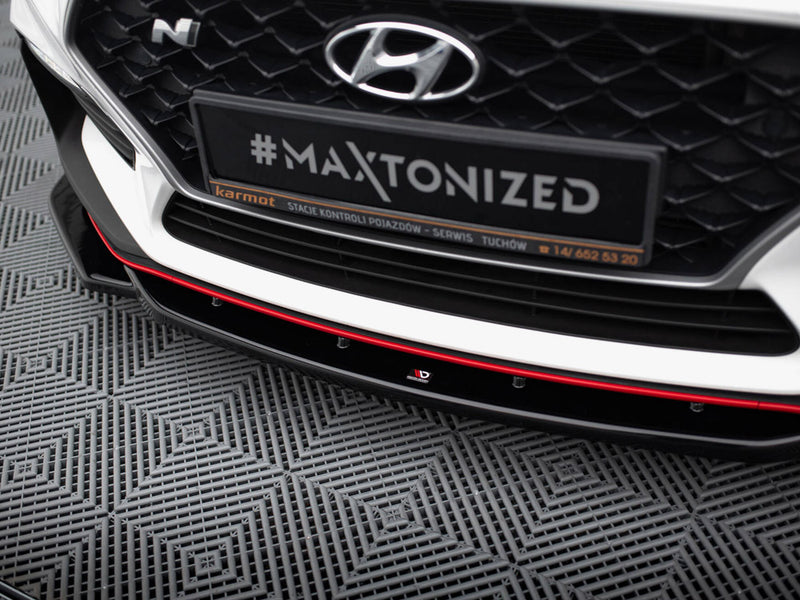 Maxton Design Front Splitter V.4 Hyundai I30 N Mk3 Hatchback / Fastback