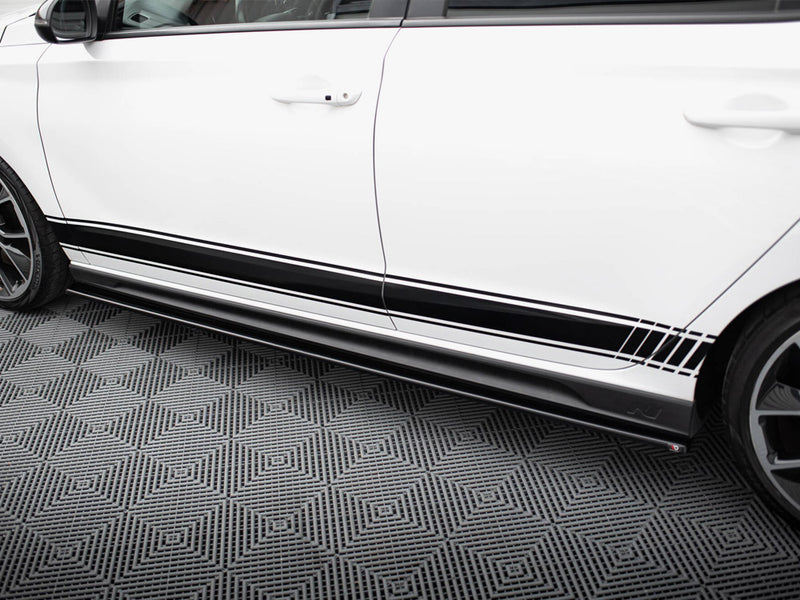 Maxton Design Side Skirts Diffusers V.1 Hyundai I30 N Mk3 Hatchback / Fastback