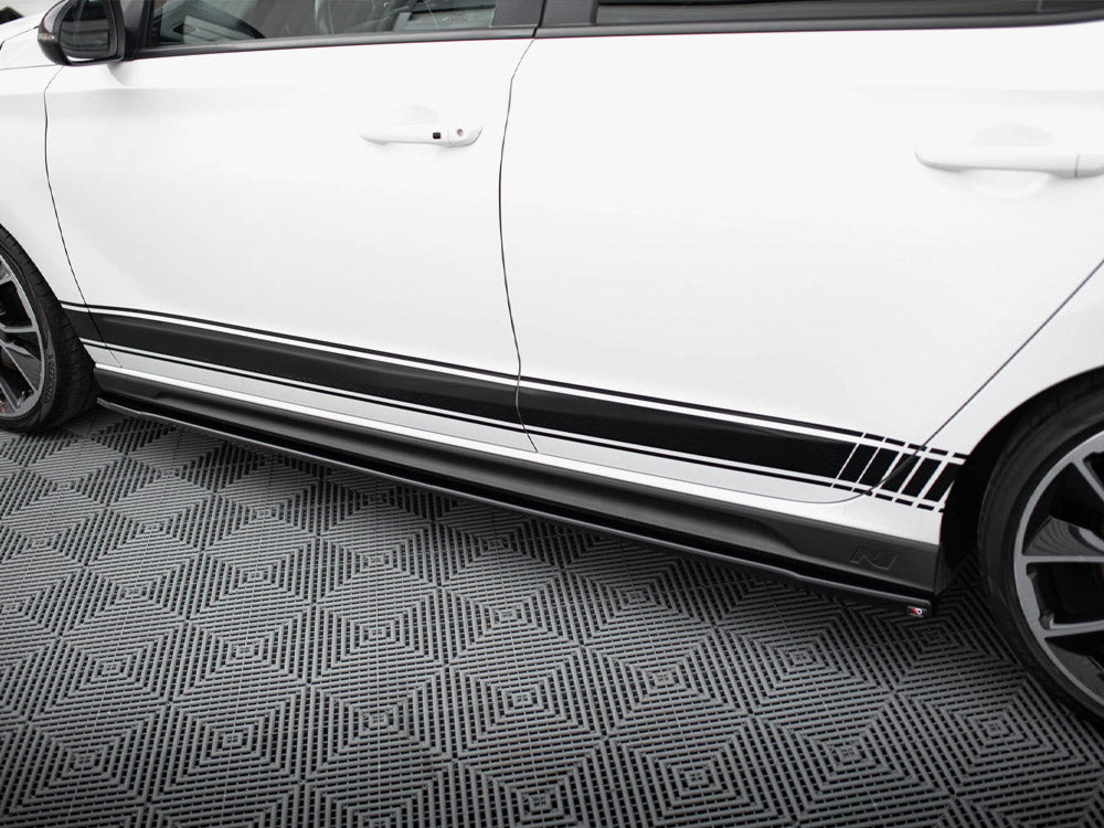 Maxton Design Side Skirt Diffusers V.4 Hyundai I30 N / N-Line Hatchback / Fastback Mk3 / Mk3 Facelift