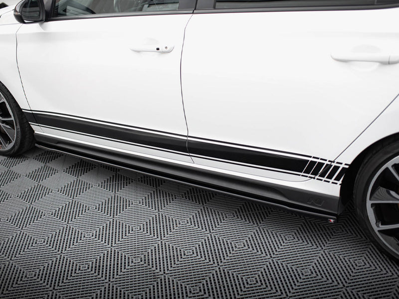 Maxton Design Side Skirt Diffusers V.4 Hyundai I30 N / N-Line Hatchback / Fastback Mk3 / Mk3 Facelift