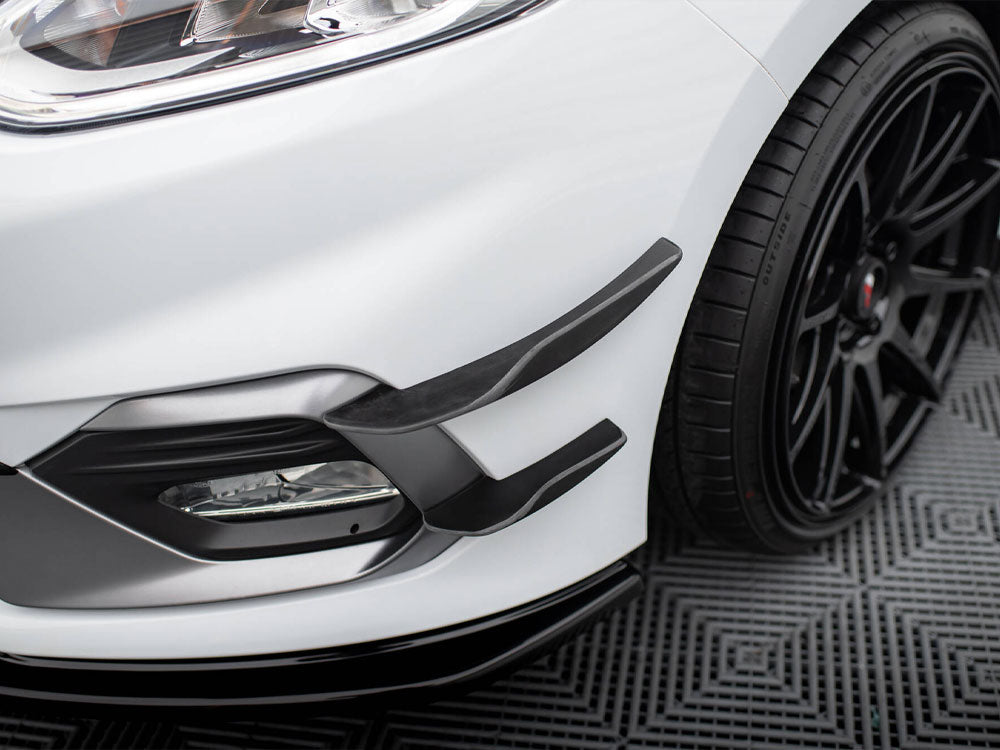 Maxton Design Front Bumper Wings (Canards) V.2 Ford Fiesta Mk8 ST / ST-Line