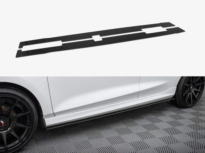 Maxton Design Racing Side Skirts Diffusers V.2 Ford Fiesta Mk8 ST / ST-Line