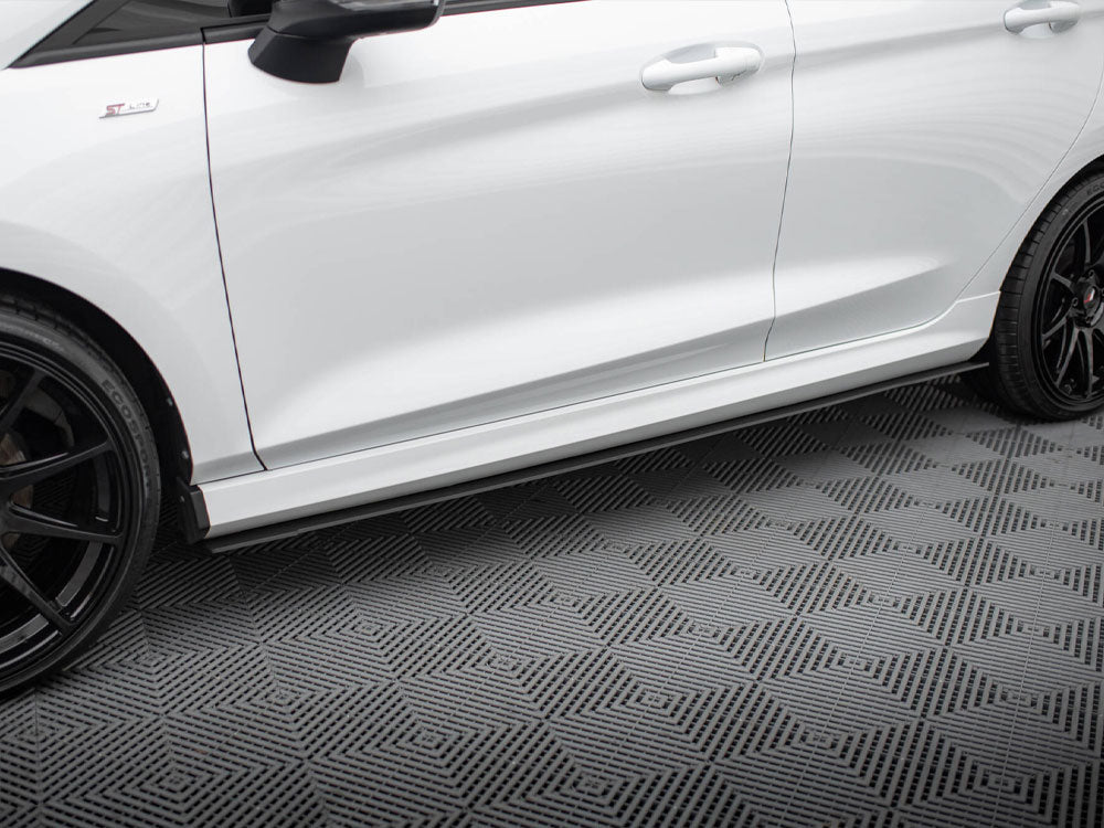 Maxton Design Racing Side Skirts Diffusers V.2 Ford Fiesta Mk8 ST / ST-Line