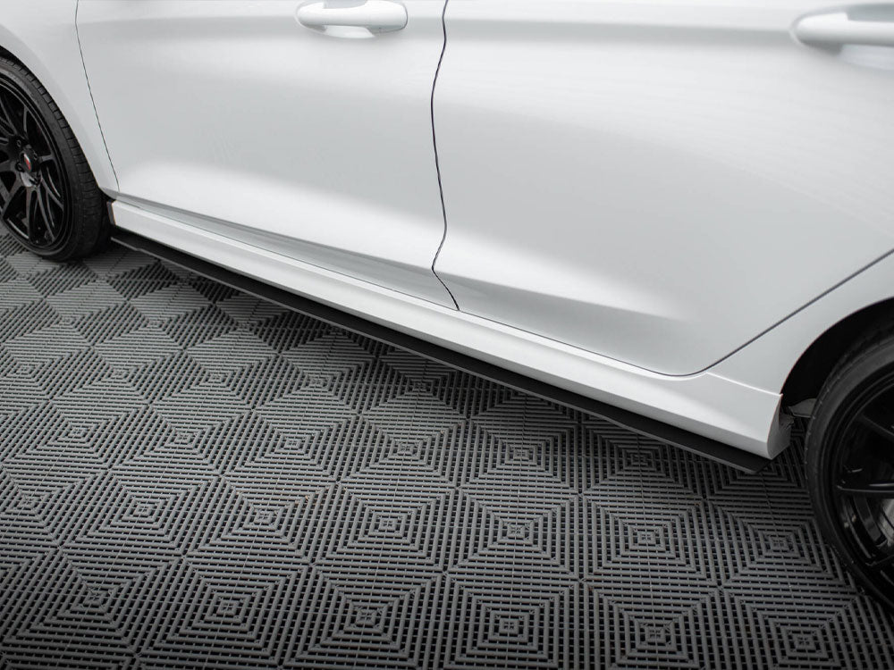 Maxton Design Racing Side Skirts Diffusers V.2 Ford Fiesta Mk8 ST / ST-Line