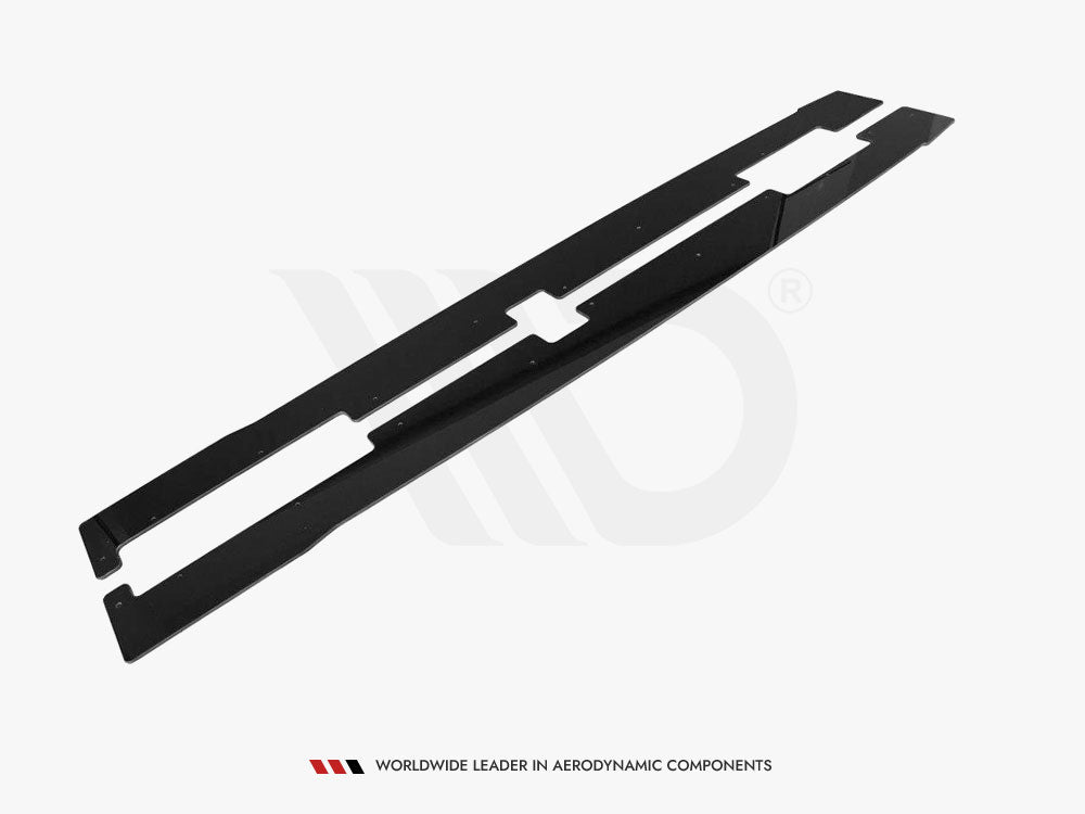 Maxton Design Racing Side Skirts Diffusers V.2 Ford Fiesta Mk8 ST / ST-Line