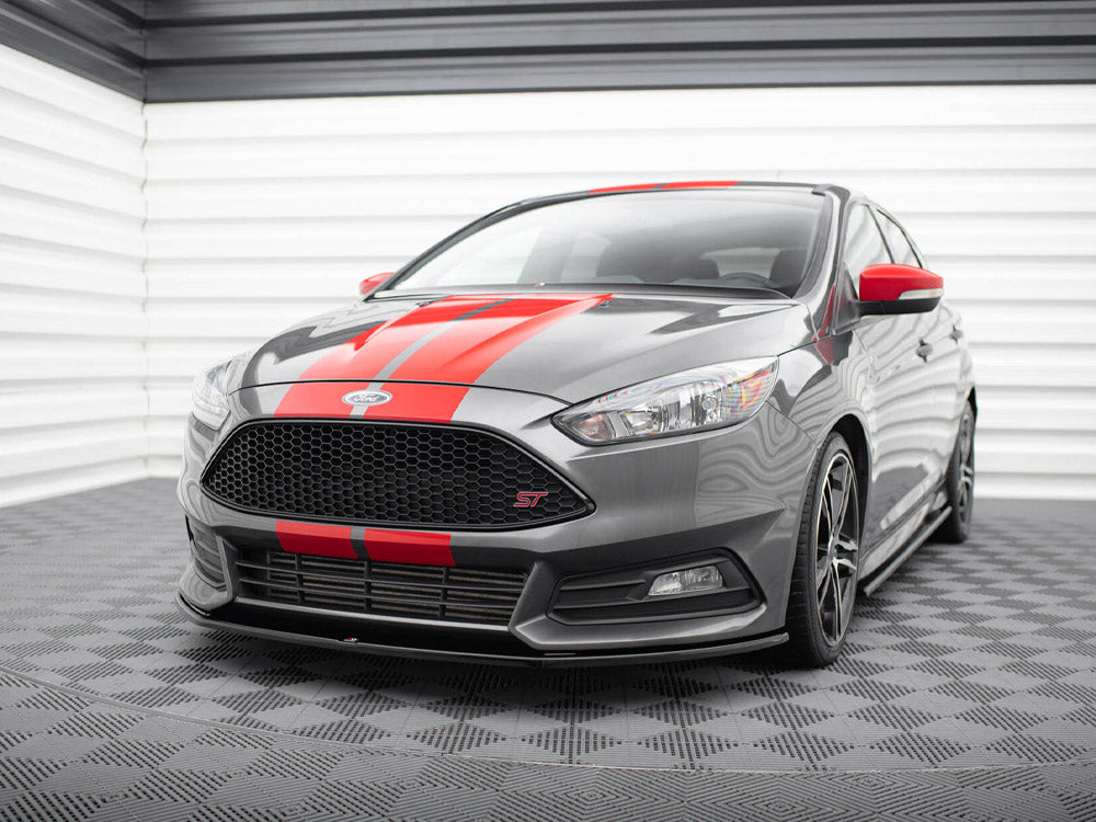 Maxton Design Front Splitter V.2 Ford Focus ST Mk3 FL