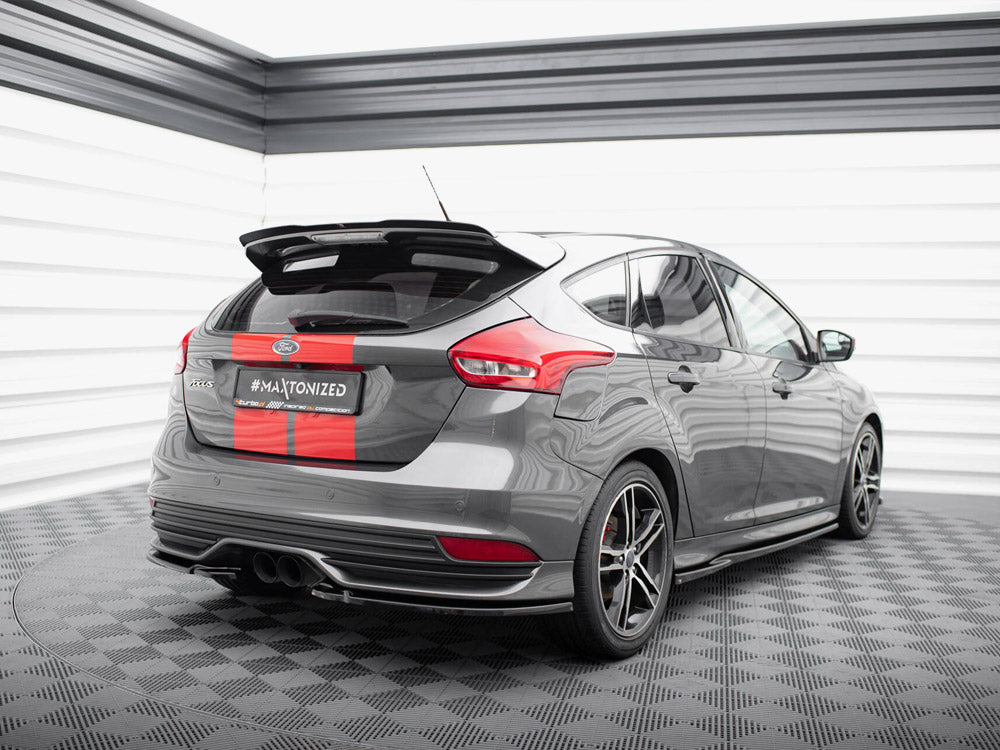 Maxton Design Rear Side Splitters V.2 Ford Focus ST Mk3 FL