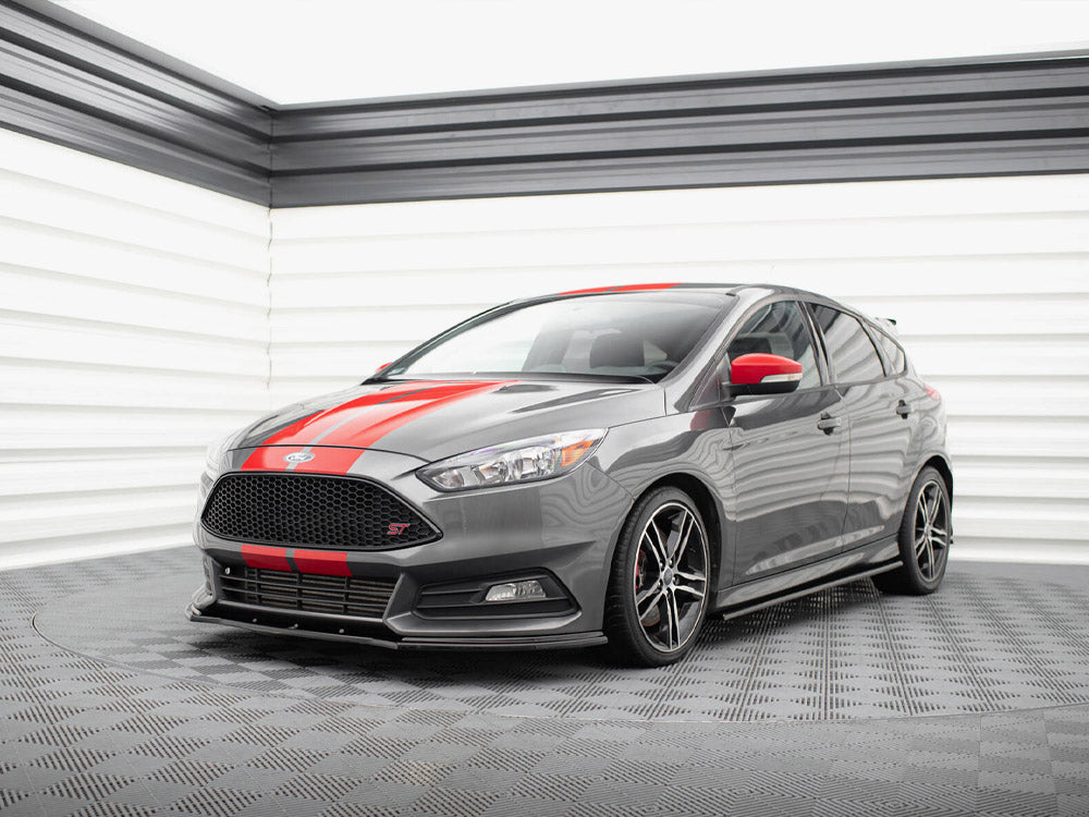 Maxton Design Side Skirts Diffusers Ford Focus ST / ST-Line Mk3 / Mk3 FL Hatchback / Estate
