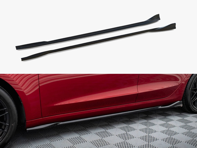 Maxton Design Side Skirts Diffusers V.1 Tesla Model 3 Mk1 / Mk1 Facelift
