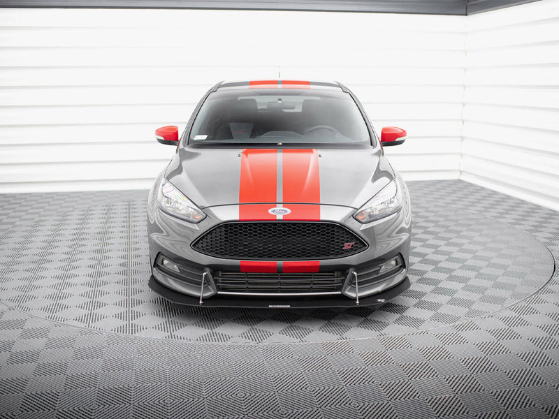 Maxton Design Racing Front Splitter V.1 Ford Focus ST Mk3 FL