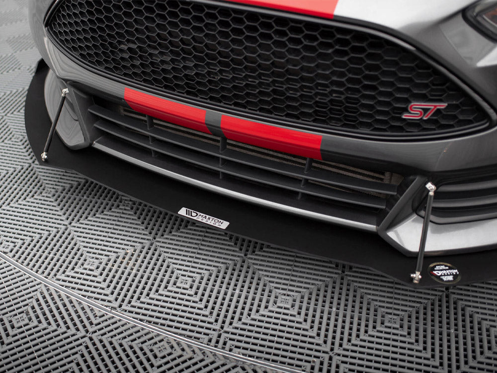 Maxton Design Racing Front Splitter V.2 Ford Focus ST Mk3 FL