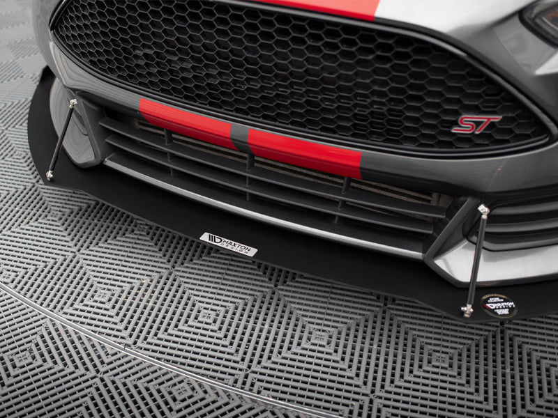 Maxton Design Racing Front Splitter V.2 Ford Focus ST Mk3 FL
