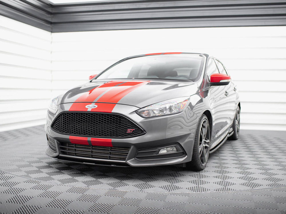 Maxton Design Racing Front Splitter V.3 Ford Focus ST Mk3 FL